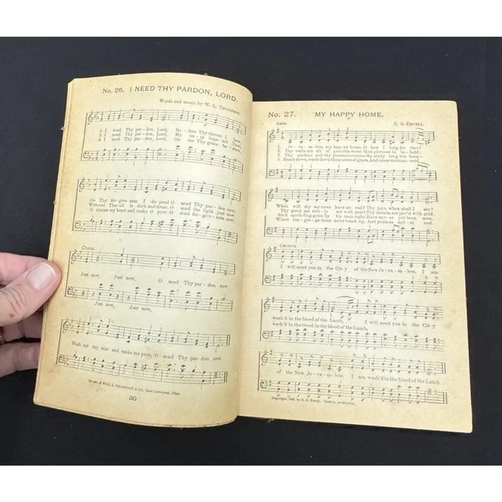 Windows of Heaven Songs for the Church, Sunday School Home Hardcover 1900s -A84